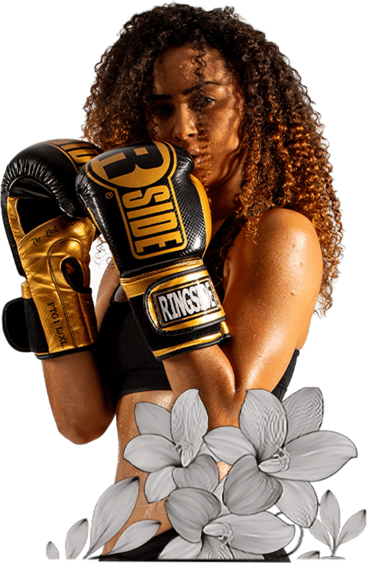 Flower Boxing Graphic